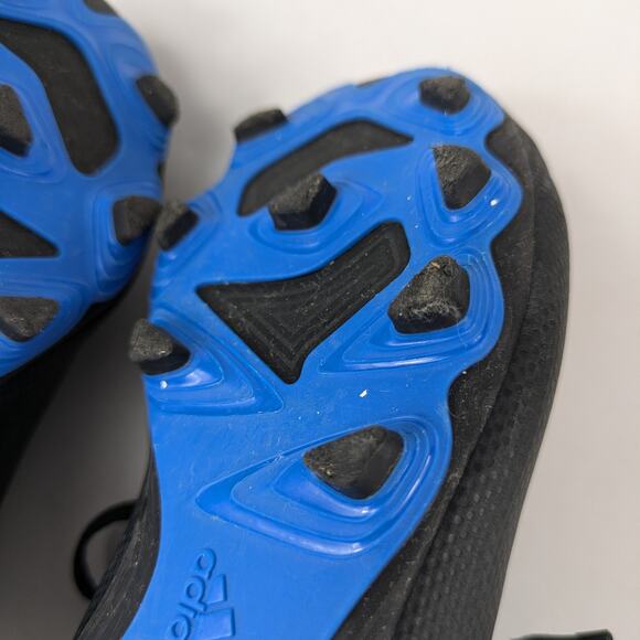 Adidas Boys Size 12K Soccer Cleats Low-Top Predator Edge.4 Flexible Ground Black - Picture 9 of 12